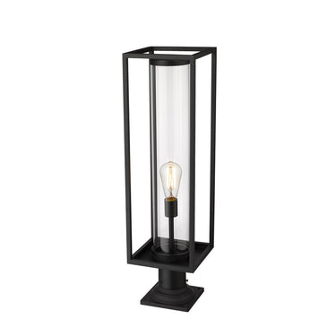 Z-Lite Dunbroch 1 Light 8" Outdoor Pier Mounted Fixture - 584PHBR-553PM 1