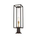 Z-Lite Dunbroch 1 Light 8" Outdoor Pier Mounted Fixture - 584PHBR-553PM 7
