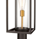 Z-Lite Dunbroch 1 Light 8" Outdoor Pier Mounted Fixture - 584PHBR-553PM 8