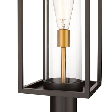 Z-Lite Dunbroch 1 Light 8" Outdoor Pier Mounted Fixture - 584PHBR-553PM 8