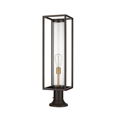 Z-Lite Dunbroch 1 Light 8" Outdoor Pier Mounted Fixture - 584PHBR-553PM 9