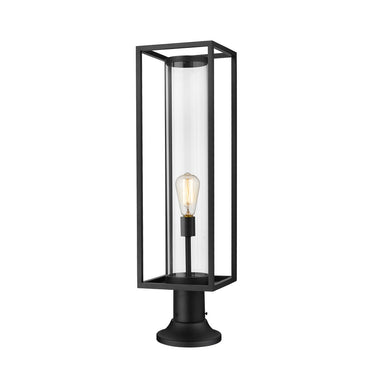 Z-Lite Dunbroch 1 Light 8" Outdoor Pier Mounted Fixture - 584PHBR-553PM 