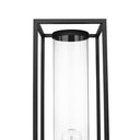 Z-Lite Dunbroch 1 Light 8" Outdoor Pier Mounted Fixture - 584PHBS-SQPM-BK 3
