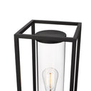 Z-Lite Dunbroch 1 Light 8" Outdoor Pier Mounted Fixture - 584PHMR-533PM-BK 3