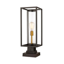 Z-Lite Dunbroch 1 Light 8" Outdoor Pier Mounted Fixture 8