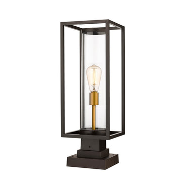 Z-Lite Dunbroch 1 Light 8" Outdoor Pier Mounted Fixture 8