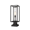 Z-Lite Dunbroch 1 Light 8" Outdoor Pier Mounted Fixture 