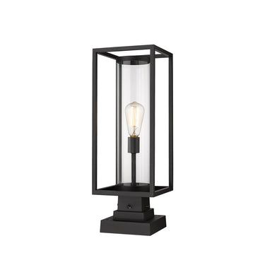 Z-Lite Dunbroch 1 Light 8" Outdoor Pier Mounted Fixture 