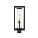 Z-Lite Dunbroch 1 Light 8" Outdoor Post Mount Fixture 1