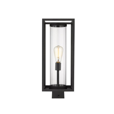Z-Lite Dunbroch 1 Light 8" Outdoor Post Mount Fixture 1