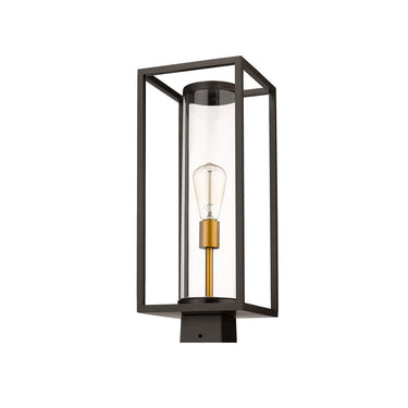 Z-Lite Dunbroch 1 Light 8" Outdoor Post Mount Fixture 10