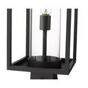 Z-Lite Dunbroch 1 Light 8" Outdoor Post Mount Fixture 3