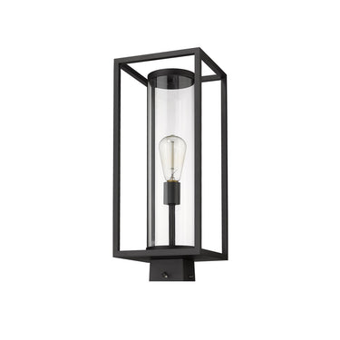 Z-Lite Dunbroch 1 Light 8" Outdoor Post Mount Fixture 4