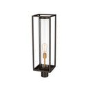 Z-Lite Dunbroch 1 Light 8" Outdoor Post Mount Fixture - 584PHBR-DBZ-OBS 2