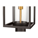 Z-Lite Dunbroch 1 Light 8" Outdoor Post Mount Fixture - 584PHBR-DBZ-OBS 3