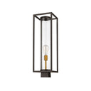 Z-Lite Dunbroch 1 Light 8" Outdoor Post Mount Fixture - 584PHBS-BK 10