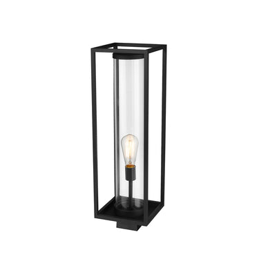 Z-Lite Dunbroch 1 Light 8" Outdoor Post Mount Fixture - 584PHBS-BK 2