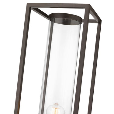 Z-Lite Dunbroch 1 Light 8" Outdoor Post Mount Fixture - 584PHBS-BK 9