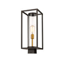 Z-Lite Dunbroch 1 Light 8" Outdoor Post Mount Fixture 6