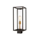 Z-Lite Dunbroch 1 Light 8" Outdoor Post Mount Fixture 8