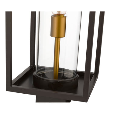 Z-Lite Dunbroch 1 Light 8" Outdoor Post Mount Fixture 9