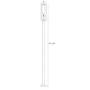 Z-Lite Dunbroch 1 Light High Outdoor Post Mounted Fixture 5