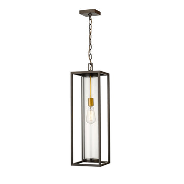 Z-Lite Dunbroch 1 Light Outdoor Chain Mount Ceiling Fixture 8