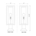 Z-Lite Dunbroch 1 Light Outdoor Pier Mounted Fixture - 584PHMR-553PM 1