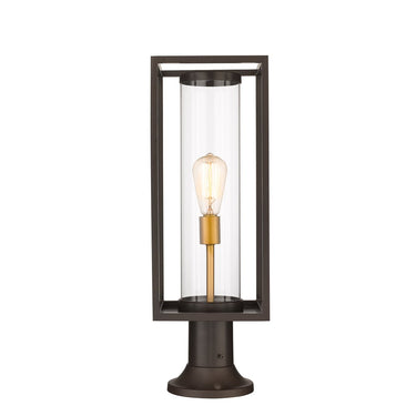 Z-Lite Dunbroch 1 Light Outdoor Pier Mounted Fixture - 584PHMR-553PM 3