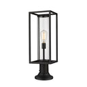 Z-Lite Dunbroch 1 Light Outdoor Pier Mounted Fixture - 584PHMR-553PM 