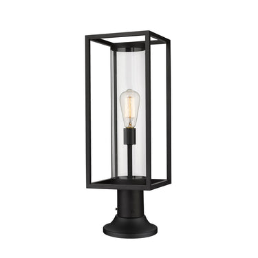 Z-Lite Dunbroch 1 Light Outdoor Pier Mounted Fixture - 584PHMR-553PM 