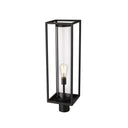 Z-Lite Dunbroch 1 Light Outdoor Post Mount Fixture - 584PHBR-BK 1