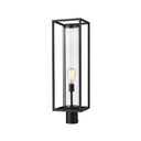 Z-Lite Dunbroch 1 Light Outdoor Post Mount Fixture - 584PHBR-BK 2