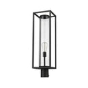 Z-Lite Dunbroch 1 Light Outdoor Post Mount Fixture - 584PHBR-BK 4