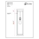 Z-Lite Dunbroch 1 Light Outdoor Wall Light - 584B 16