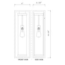 Z-Lite Dunbroch 1 Light Outdoor Wall Light - 584B 7