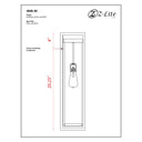 Z-Lite Dunbroch 1 Light Outdoor Wall Light - 584B 8