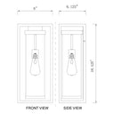 Z-Lite Dunbroch 1 Light Outdoor Wall Light - 584M 16