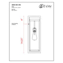 Z-Lite Dunbroch 1 Light Outdoor Wall Light - 584M 17