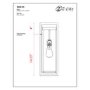 Z-Lite Dunbroch 1 Light Outdoor Wall Light - 584M 8