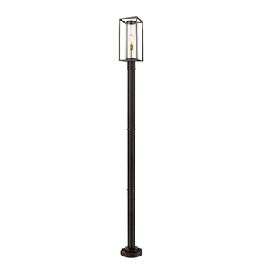 Z-Lite Dunbroch 95.5" High 1 Light Outdoor Post Mounted Fixture image 1