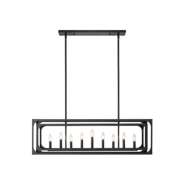 Z-Lite Easton 13" Medium 9 Light Linear Chandelier 1