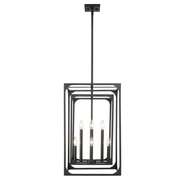 Z-Lite Easton 16.5" Large 8 Light Chandelier 1