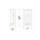 Z-Lite Easton 3 Light Wall Sconce 7