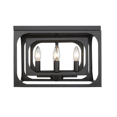 Z-Lite Easton 4 Light Flush Mount 1