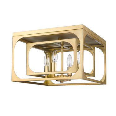 Z-Lite Easton 4 Light Flush Mount 12