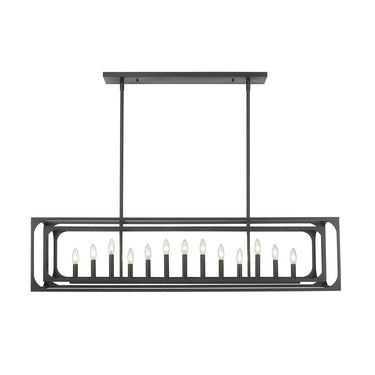Z-Lite Easton Medium 13" 13 Light Linear Chandelier 1