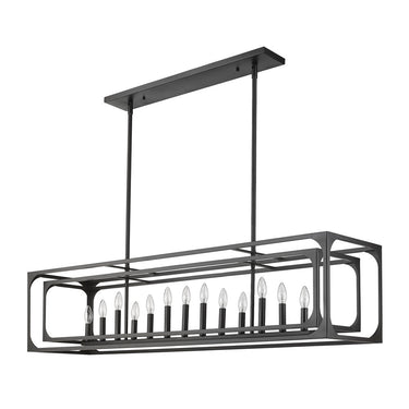 Z-Lite Easton Medium 13" 13 Light Linear Chandelier 4