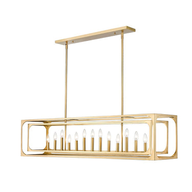 Z-Lite Easton Medium 13" 13 Light Linear Chandelier 8