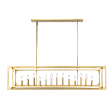 Z-Lite Easton Medium 13" 13 Light Linear Chandelier 9